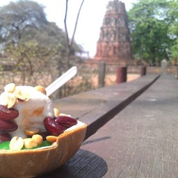 ไอศครีมโคโคนัท วัดมหาธาตุ(coconut Icecream)