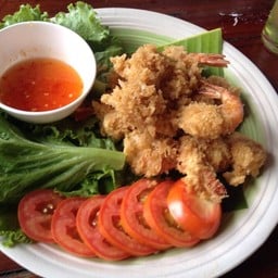 กุ้งชุปแป้งทอด