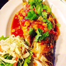 ปลากระพงสามรส เปรี้ยวหวานกำลังดี