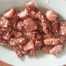 เมนูเด็ด หมูแดดเดียว สั่งเบิ้ล2นะคะ หวานๆ