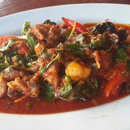 ผัดเผ็ดตะพาบน้ำ 