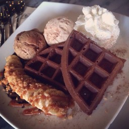 Choco Banoffi Waffle