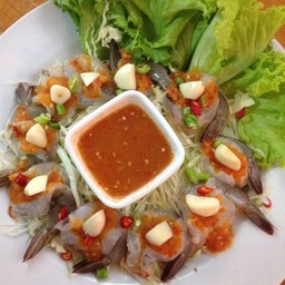 กุ้งแช่น้ำปลา