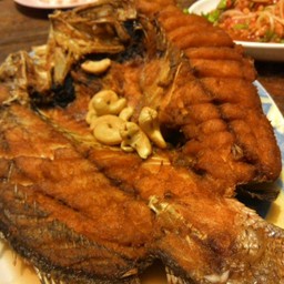 ปลาทับทิมทอดน้ำปลา