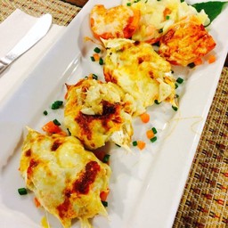 เนื้อปูอบชีส หรือ Crab Meat Au Gratin