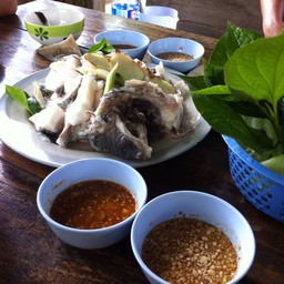 ปลานิลลวกน้ำจิ้ม..2น้ำจิ้มอร่อย