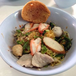 บะหมี่แห้งเบาๆ ราคาเบาๆ 35฿ เบิ้ล 2 อิอิ