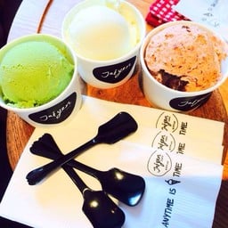 Matcha,Hokkaido Milk,Nutella Ice Cream