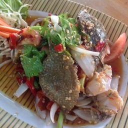ตำปูม้า สดๆ!!!