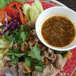 ไส้อ่อนลวกจิ้ม