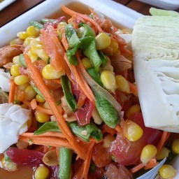 นิตยา ส้มตำครกแตก ตลาดน้ำคลองลัดมะยม