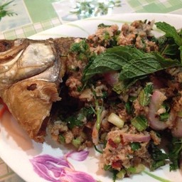 ลาบปลาตะเพียน