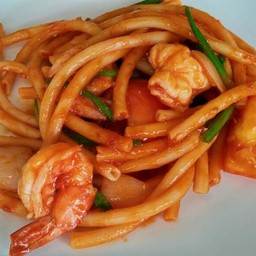 มะกะโรนีกุ้ง