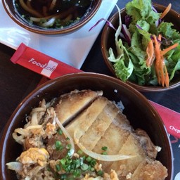 ข้าวหน้าหมูทอด