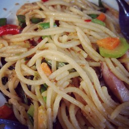 สปาเก็ตตี้ผัดขี้เมา