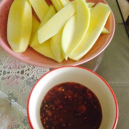 มะม่วงน้ำปลาหวาน ตลาดบางขุนศรี