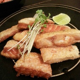 ท้องแซลมอนย่างเกลือ (รีวิวเพิ่ม)