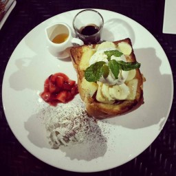 เมนูของหวานตัวใหม่ที่ร้าน อร่อยฟินเบย...