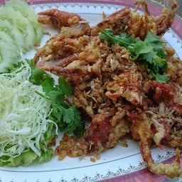 ปูนิ่มทอดกระเทียม