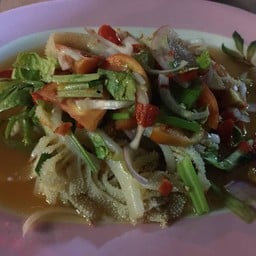 ยำผ้าขี้ริ้ว 60 บาท