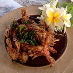 กุ้งทอดซอสมะขาม