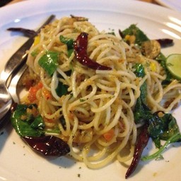 สปาเกตตี้ปลาเค็ม