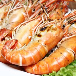 กุ้งเผาพรรณี น้ำจิ้มรสเด็ด