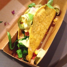 Taco: Hard Shell with Chipotle Sauce