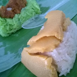 ข้าวเหนียวหน้าสังขยา & มะพร้าว