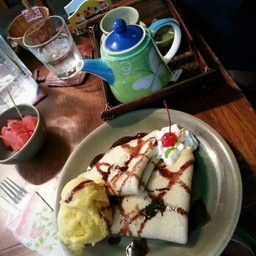 เครป+ ไอศกรีม