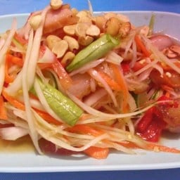 ส้มตำเจ๊ตุ๊ก โคมแดง อุดมสุข 56