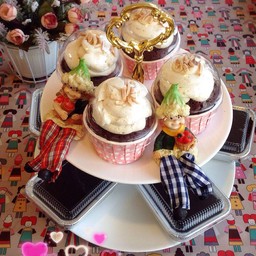 คัพเค้กเนยถั่ว