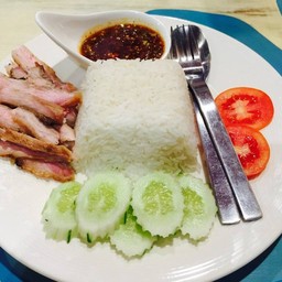 ข้าวคอหมูย่างจิ้มแจ่ว อร่อยดีคะ