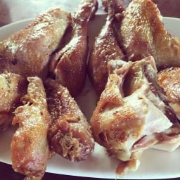 เค้กส้ม All-In Bake สุดอร่อย ร้านไก่ย่างพระรามเก้า