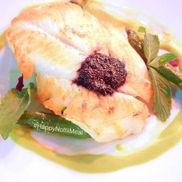 Selle d'agneau rotie ราคา 49 ยูโร (x36= 1,764บาท)by #HappyNottiiMeal