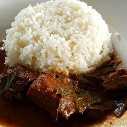 ข้าวหมูชมวง สามารถเพิ่มหมูป่าใบกระวานได้