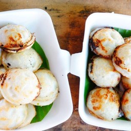 ขนมครก ตลาดน้ำสี่ภาค