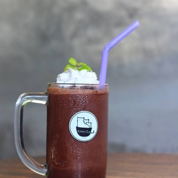 นมโกโก้ปั่น+วิปครีม (45 บาท)