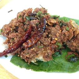Thai style - Fried spicy pork 