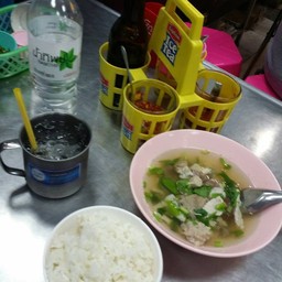 เกาเหลาเลือดหมู และ ข้าวสวย..^^@เกาเหลาเลือดหมู ก๋วยจั๊บน้ำใส
