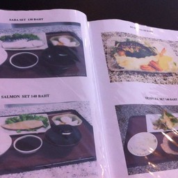 เมนูอาหารญี่ปุ่นบางส่วน