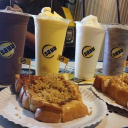 นมโกโก้ปั่น,นมกล้วยปั่น,นมน้ำผึ้งปั่น,นมโอริโอ้ปั่น,เนยหมูหยองมายองเนสและพริกเผา