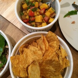 Nacho Chips And Mango Salsa