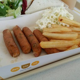 BBQ Pork Basil Sausage..^^@Deli Cio Us Internrt bistro
