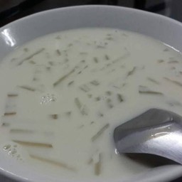 น้ำเต้าหู้ใส่วุ้น&สาคู