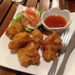 Fried Chicken In Red Wine