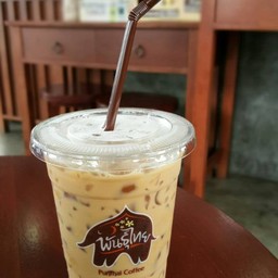 Iced caramel coffee