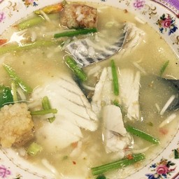 ข้าวต้มเนื้อปลาเต็มๆ
