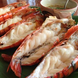 กุ้งแม่น้ำเผา
