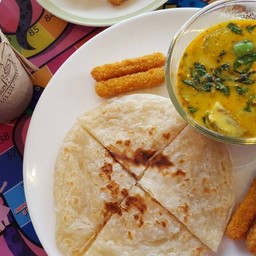 โรตีแกงเขียวหวาน